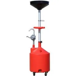 Varan Motors - NEOLD-10 Récupérateur D'huile De Vidange 75L Avec Pompe Vidange Manuelle - Rouge