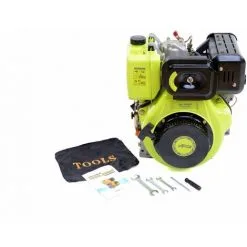 Varan Motors - 92685 Moteur Diesel 13CV 477cc + Démarrage Electrique - Gris