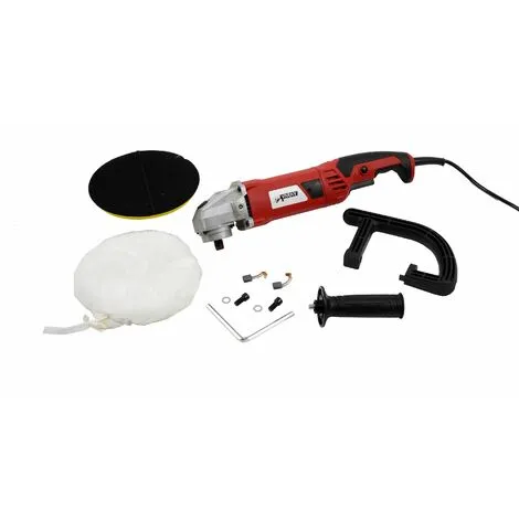 Varan Motors - VAR-CP01-1 Polisseuse Lustreuse électrique 1200W + Disque 180mm Et 2 Poignées - Rouge 2 Varan Motors - VAR-CP01-1 Polisseuse Lustreuse électrique 1200W + Disque 180mm Et 2 Poignées - Rouge – Image 2