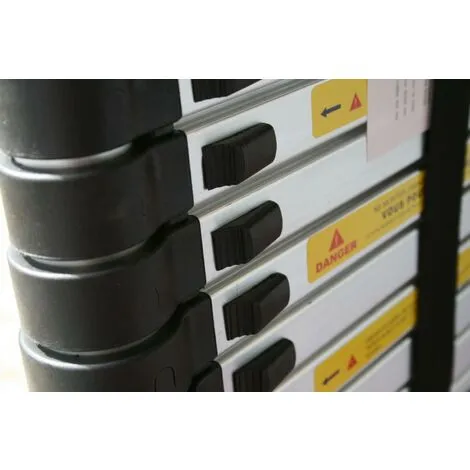 Varan Motors - DLT213B-2019 Echelle Télescopique En Alu De 4.10m, 14 échelons - Gris 3 Varan Motors - DLT213B-2019 Echelle Télescopique En Alu De 4.10m, 14 échelons - Gris – Image 3