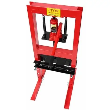 Varan Motors - NESP-06 Presse D'atelier Hydraulique, 6 Tonnes Avec Piston - Rouge 1 Varan Motors - NESP-06 Presse D'atelier Hydraulique, 6 Tonnes Avec Piston - Rouge