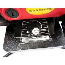 Varan Motors - NEMBG-01 Mini Meuleuse Polisseuse D'établi 150W + Flexible Pour Outils Multifonctions - Rouge -VARAN MOTORS Soldes Magasin 13390603 4