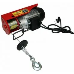 Varan Motors - Var-PA200M Treuil Palan électrique 230V 100 / 200KG 510W Avec Télécommande - Rouge -VARAN MOTORS Soldes Magasin 1341914 4