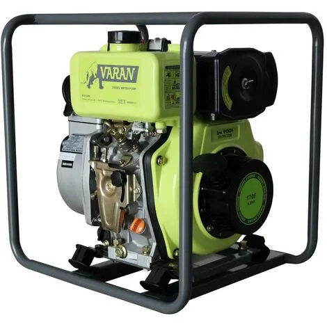 Varan Motors - 92705 Pompe à Eau Thermique Diesel 2'' 211cc 4CV, 36m³/h, 26m Hauteur D'eau - Gris 5 Varan Motors - 92705 Pompe à Eau Thermique Diesel 2'' 211cc 4CV, 36m³/h, 26m Hauteur D'eau - Gris – Image 5