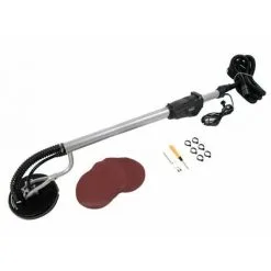 Varan Motors - Dmj-700a Ponceuse à Bras Girafe électrique 710w Pour Plâtre Et Plaque De Plâtre, Plafonnage - Gris