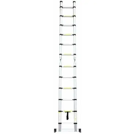 Varan Motors - DLT707B Echelle Télescopique Multi-fonctions En Alu De 4.40m, 14 échelons - Gris 3 Varan Motors - DLT707B Echelle Télescopique Multi-fonctions En Alu De 4.40m, 14 échelons - Gris – Image 3