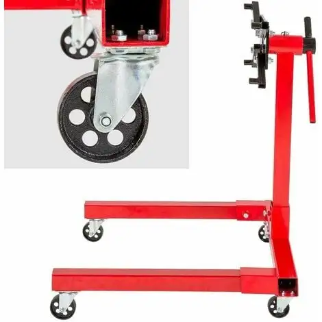 Varan Motors - NEES-04 Support Moteur Universel 680Kg - Rouge 2 Varan Motors - NEES-04 Support Moteur Universel 680Kg - Rouge – Image 2