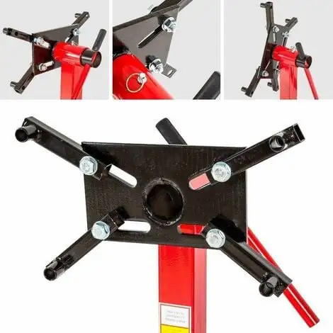 Varan Motors - NEES-04 Support Moteur Universel 680Kg - Rouge 3 Varan Motors - NEES-04 Support Moteur Universel 680Kg - Rouge – Image 3