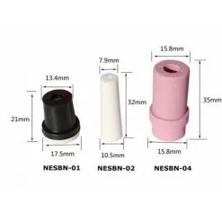 Varan Motors - NESBN-01 Set De 4 Buses Ceramiques Pour Pistolet De Sablage Sableuse - Noir -VARAN MOTORS Soldes Magasin 1506119 4