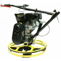 Varan Motors - BP-S60L Hélicoptère, Lisseuse Mécanique 60CM à Moteur Loncin 200F Pour Lissage De Chape / Dalle De Béton - Jaune -VARAN MOTORS Soldes Magasin 1599066 3