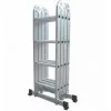 Varan Motors - DLM104 Echelle, Escabeau, Echafaudage Multi-fonctions En Alu De 4.60m, 16 échelons - Gris -VARAN MOTORS Soldes Magasin 1775576 1
