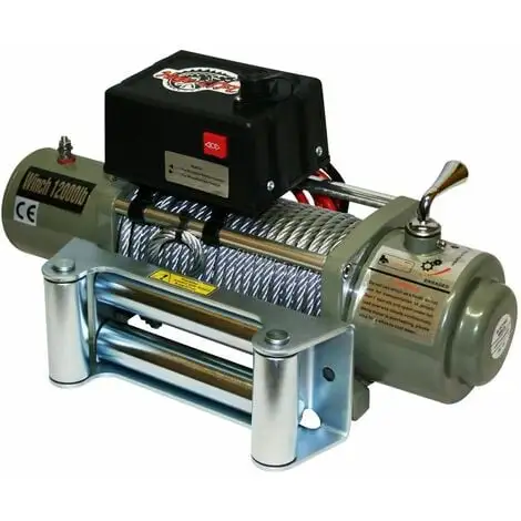 Varan Motors - Var-sc12000LB Treuil électrique 12V 5443KG 4800W, Treuil à Câble Longueur 28m Ø9.4mm - Gris 2 Varan Motors - Var-sc12000LB Treuil électrique 12V 5443KG 4800W, Treuil à Câble Longueur 28m Ø9.4mm - Gris – Image 2