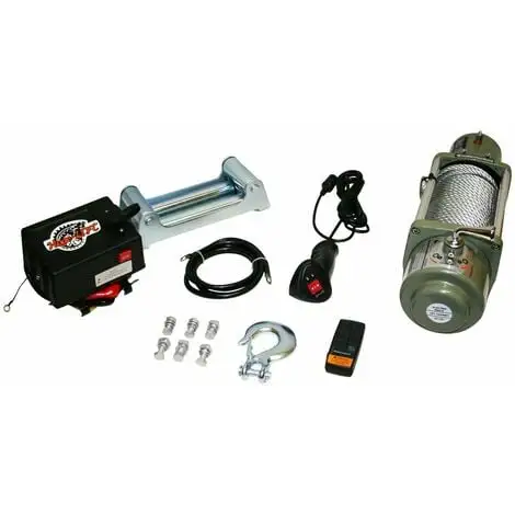 Varan Motors - Var-sc12000LB Treuil électrique 12V 5443KG 4800W, Treuil à Câble Longueur 28m Ø9.4mm - Gris 4 Varan Motors - Var-sc12000LB Treuil électrique 12V 5443KG 4800W, Treuil à Câble Longueur 28m Ø9.4mm - Gris – Image 4