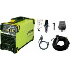 Varan Motors - CUT50 Découpeur Plasma 50A Portatif CUT-50 Inverter IGBT + Manomètre De Pression - Vert