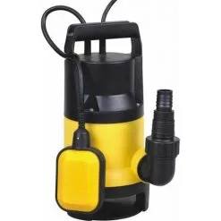 Varan Motors - TP01090 Pompe à Eau Immergée Pour Eaux Sales - Graviers 35mm 900W / 13000l/h - Jaune