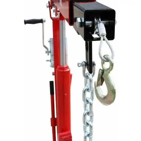 Varan Motors - NEPTC-02-2 Grue De Levage / Chèvre 450Kg Pour Remorque, Pick-up, Hayon Avec Treuil - Rouge 4 Varan Motors - NEPTC-02-2 Grue De Levage / Chèvre 450Kg Pour Remorque, Pick-up, Hayon Avec Treuil - Rouge – Image 4