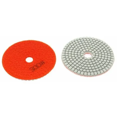 Varan Motors - NEWGP-01-3 10pcs Pads Diamant 100mm Grain 300 Pour Polissage à L'eau, Polisseuse à L'eau - Rouge 2 Varan Motors - NEWGP-01-3 10pcs Pads Diamant 100mm Grain 300 Pour Polissage à L'eau, Polisseuse à L'eau - Rouge – Image 2