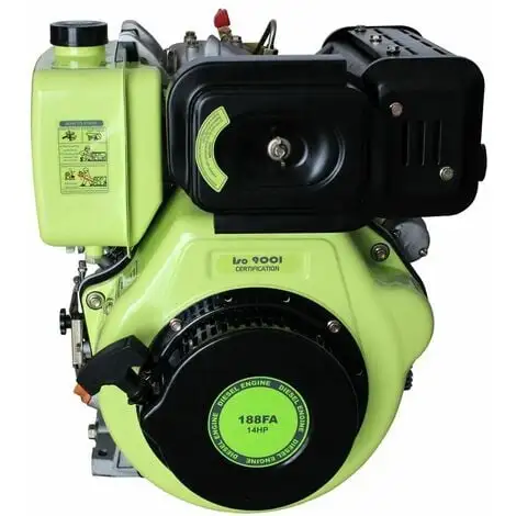 Varan Motors - 92682 Moteur Diesel 456cc 14CV + Démarrage Electrique, Sortie à Clavette 25.4mm F2 - Gris 1 Varan Motors - 92682 Moteur Diesel 456cc 14CV + Démarrage Electrique, Sortie à Clavette 25.4mm F2 - Gris