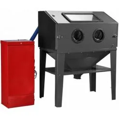 Varan Motors - NESBD-03 Dépoussiéreur Pour Cabine De Sablage 370W 230V équipé De 2 Grands Filtres Nettoyables - Rouge -VARAN MOTORS Soldes Magasin 23116037 3