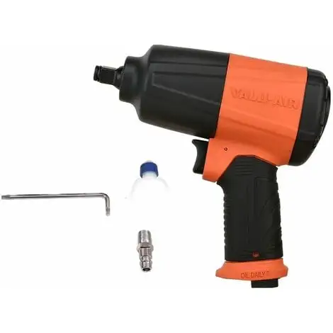Varan Motors - V702 Coffret Clé à Chocs Pneumatique 1/2'' 610Nm, Visseuse Pneumatique, Corps Composite - Orange 2 Varan Motors - V702 Coffret Clé à Chocs Pneumatique 1/2'' 610Nm, Visseuse Pneumatique, Corps Composite - Orange – Image 2