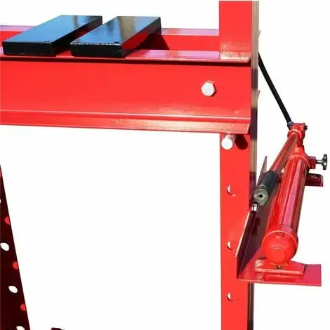 Varan Motors - NESPG-30-2 Presse D'atelier Hydraulique 30 Tonnes Avec Manomètre - Rouge 2 Varan Motors - NESPG-30-2 Presse D'atelier Hydraulique 30 Tonnes Avec Manomètre - Rouge – Image 2