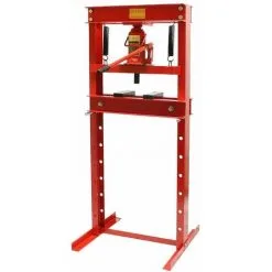 Varan Motors - NESP-20 Presse D'atelier Hydraulique, 20 Tonnes Avec Piston - Rouge -VARAN MOTORS Soldes Magasin 278901 3