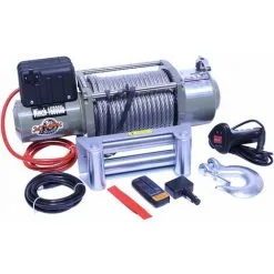 Varan Motors - Var-sc16800 Treuil électrique 12V 7620KG 4200W, Treuil à Câble Longueur 28m Ø12.0mm - Gris -VARAN MOTORS Soldes Magasin 279597 2