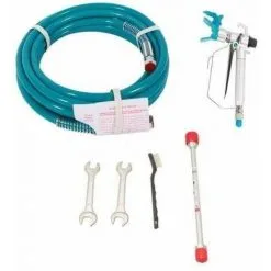 Varan Motors - X-6 Pulvérisateur De Peinture Airless 650w 200 Bar, Pistolet Haute Pression Avec Support Alu, 1.4L/min - Bleu -VARAN MOTORS Soldes Magasin 28395850 4