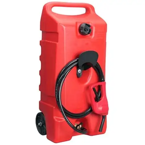 Varan Motors - NEDLP-34 Jerrycan Sur Roues, Réservoir à Carburant 53 Litres Avec Pistolet De Distribution Essence Diesel Kérosène, Distributeur Nomade - Rouge 2 Varan Motors - NEDLP-34 Jerrycan Sur Roues, Réservoir à Carburant 53 Litres Avec Pistolet De Distribution Essence Diesel Kérosène, Distributeur Nomade - Rouge – Image 2