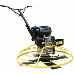 Varan Motors - BP-S100L Hélicoptère, Lisseuse Mécanique 100CM Moteur Loncin Pour Lissage De Chape, Béton - Jaune