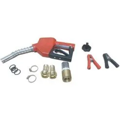 Varan Motors - NEDLP-27 Pompe à Fuel Gasoil Diesel 12V 40l/min 150W Avec Pistolet Automatique, Clapet Anti-retour, Crépine D'aspiration - Rouge -VARAN MOTORS Soldes Magasin 42212737 3