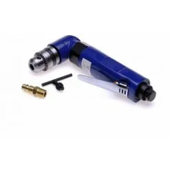 Varan Motors - SPT-11104 Foreuse Perceuse Pneumatique à Angle, Mandrin 10mm, Raccord Air Comprimé 1/4'' - Mauve