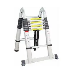 Varan Motors - DLT708B Echelle Télescopique Multi-fonctions En Alu De 5.00m, 16 échelons - Gris -VARAN MOTORS Soldes Magasin 487089 2