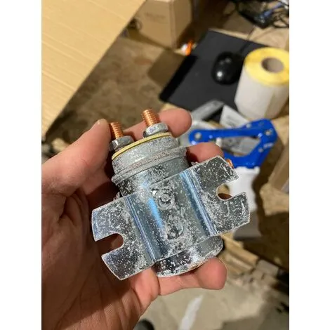 Varan Motors - Solenoid200a-rust Solénoïde 12V 200A Relais De Puissance Pour Treuil Et Autres Applications - Gris 4 Varan Motors - Solenoid200a-rust Solénoïde 12V 200A Relais De Puissance Pour Treuil Et Autres Applications - Gris – Image 4