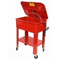 Varan Motors - NEPW-02 Fontaine De Nettoyage D'atelier électrique 76Litres 230V Bac De Nettoyage - Rouge