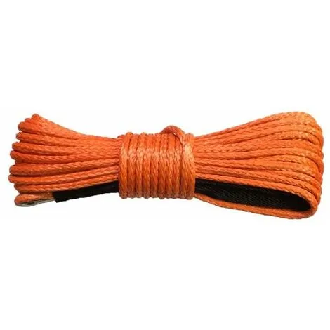 Varan Motors - Rope12mm Corde Synthétique Pour Treuil 12mm X 26M Capacité De Charge De 12000Kg - Orange 2 Varan Motors - Rope12mm Corde Synthétique Pour Treuil 12mm X 26M Capacité De Charge De 12000Kg - Orange – Image 2