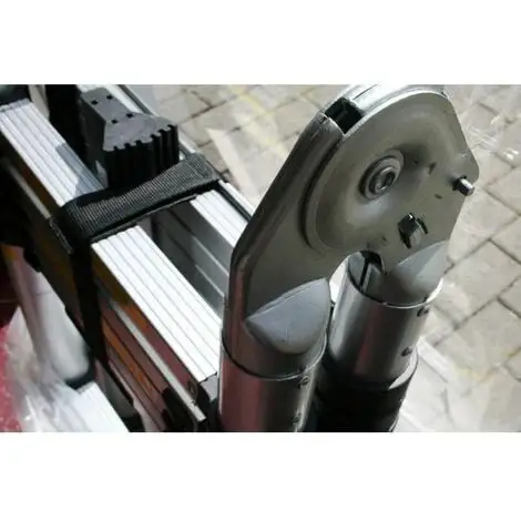 Varan Motors - DLT709B Echelle Télescopique Multi-fonctions En Alu De 5.60m, 18 échelons - Gris 4 Varan Motors - DLT709B Echelle Télescopique Multi-fonctions En Alu De 5.60m, 18 échelons - Gris – Image 4