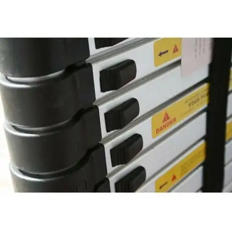 Varan Motors - DLT709B Echelle Télescopique Multi-fonctions En Alu De 5.60m, 18 échelons - Gris 5 Varan Motors - DLT709B Echelle Télescopique Multi-fonctions En Alu De 5.60m, 18 échelons - Gris – Image 5